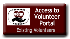 Access to Volunteer Portal button